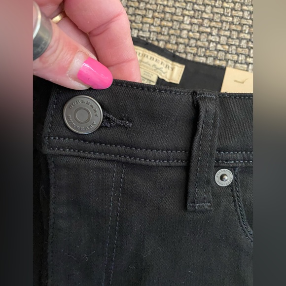 Womens Burberry Black 5 Pocket Skinny Jeans🔥Cotton Blend🖤W/STRETCH🔥NWT🔥👖28” - Picture 4 of 15